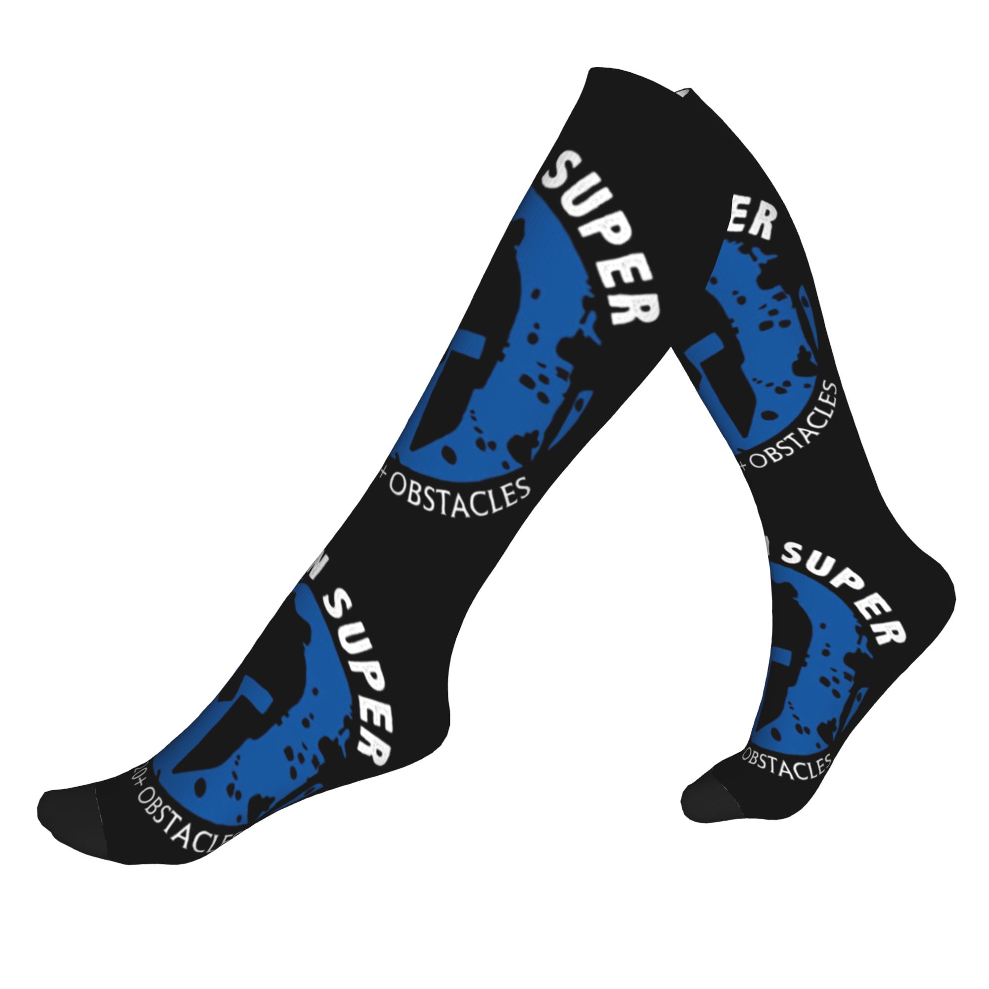 Pipe Bending Spring - Grote Spartan Race Logo Heren Sportcompressiesokken