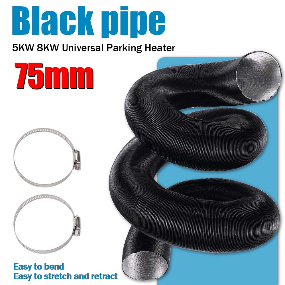 Flexible Hose Braided - 75mm Air Diesel Standkachel Buis Slang