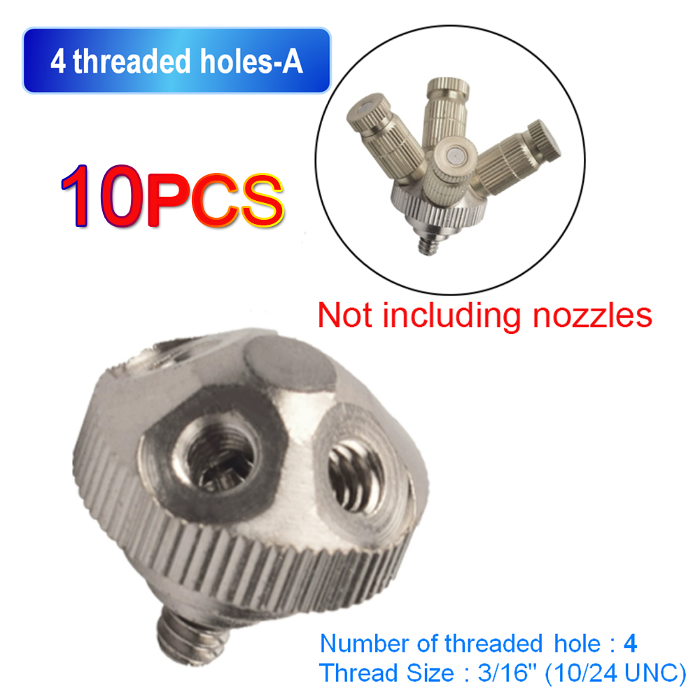 Compression Fitting Brass - 10 Stuks 3/16 