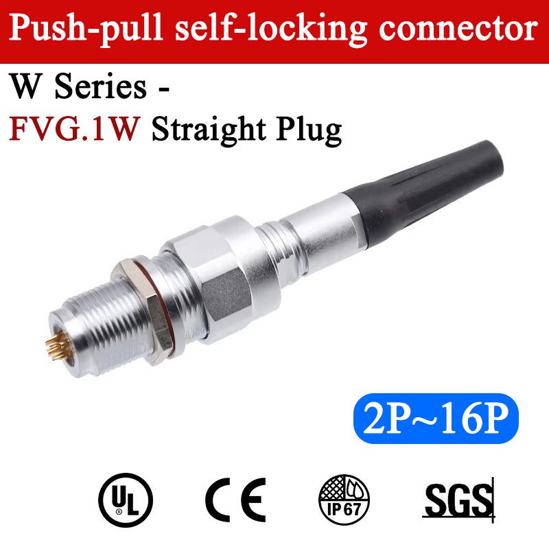 Push Fit Connector - 1W FVG Stekker EVG Vaste Aansluiting