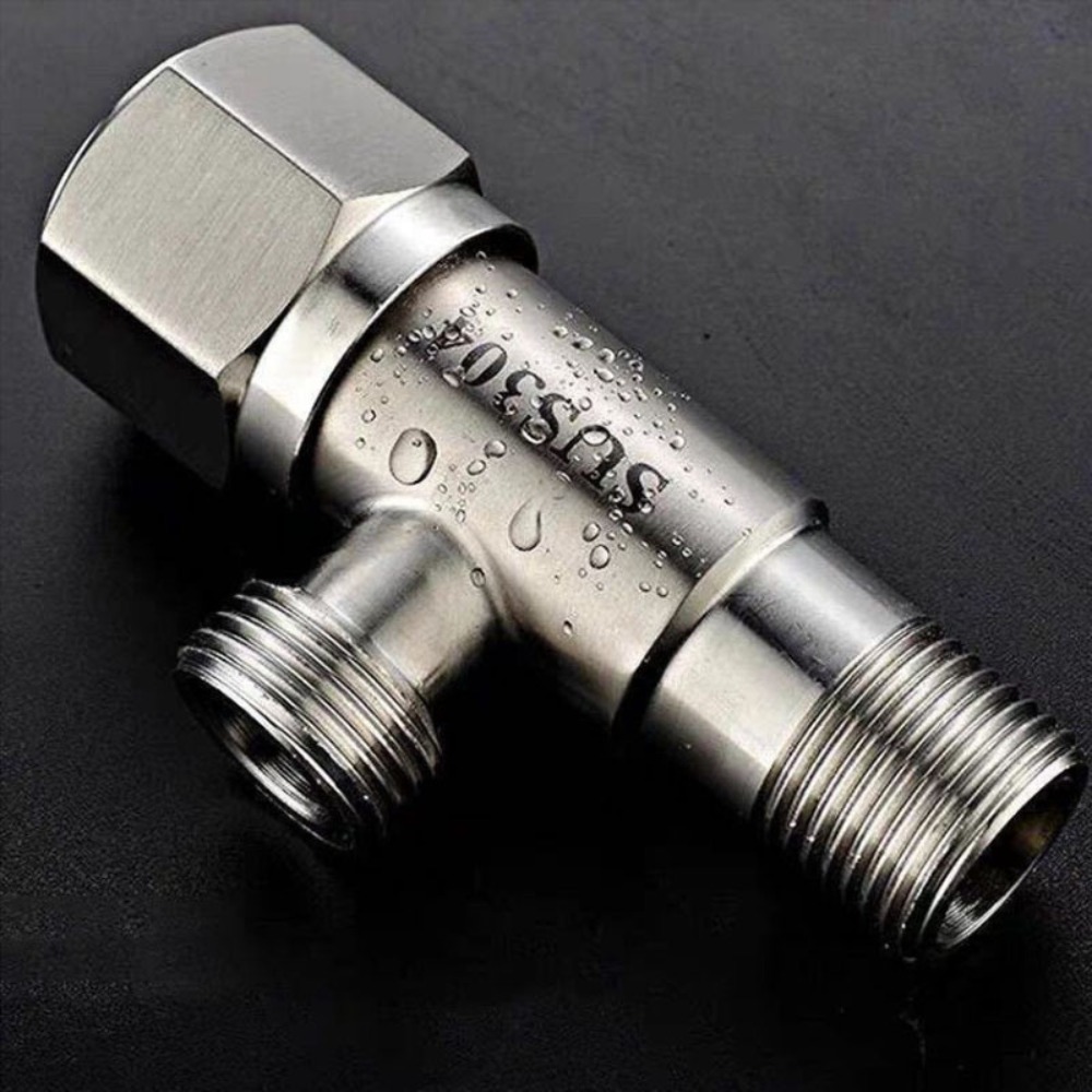 Toilet Fill Valve - Roestvrij staal warm koud inlaatklep toilet