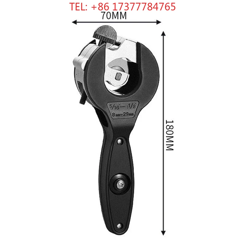 Pipe Cutter Ratchet - Verwijderbare PVC-buis zinken legering ratelknipper grote