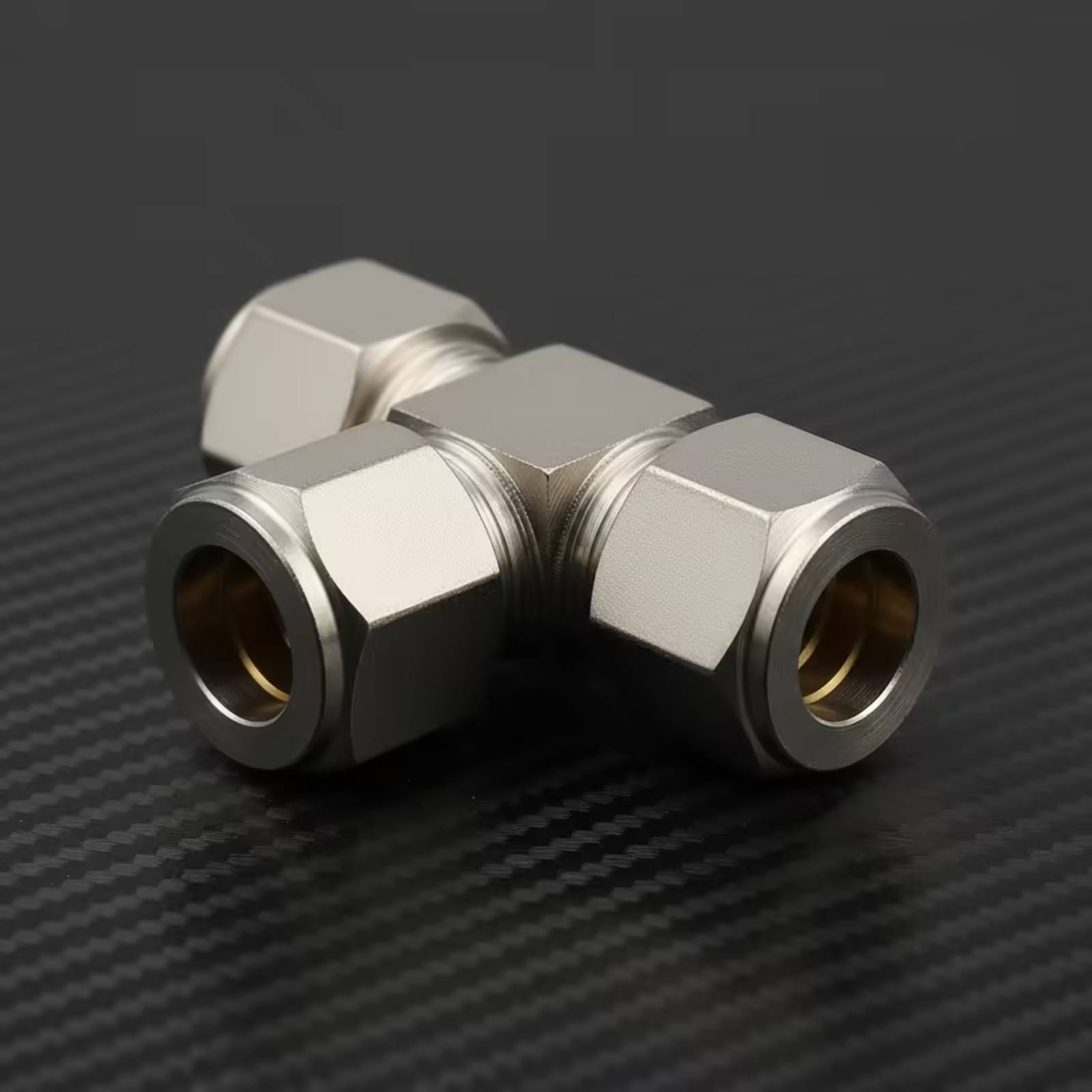 Compression Fitting Brass - Messing T-stuk compressiefitting Compacte T-stuk compressiebuisfitting