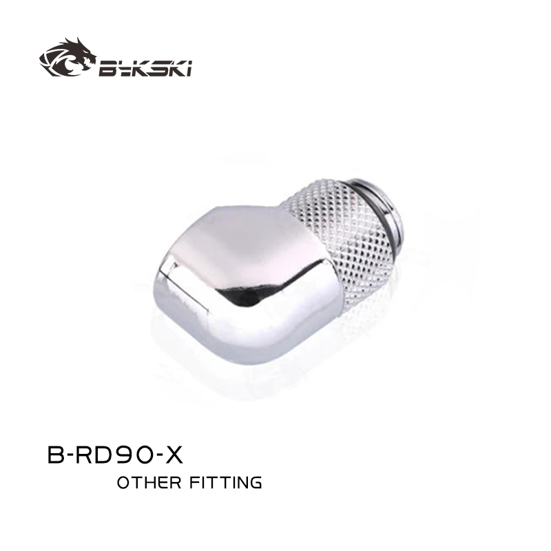 Compression Fitting Brass - BYKSKI G1/4 ''90 graden roterende compressiefitting