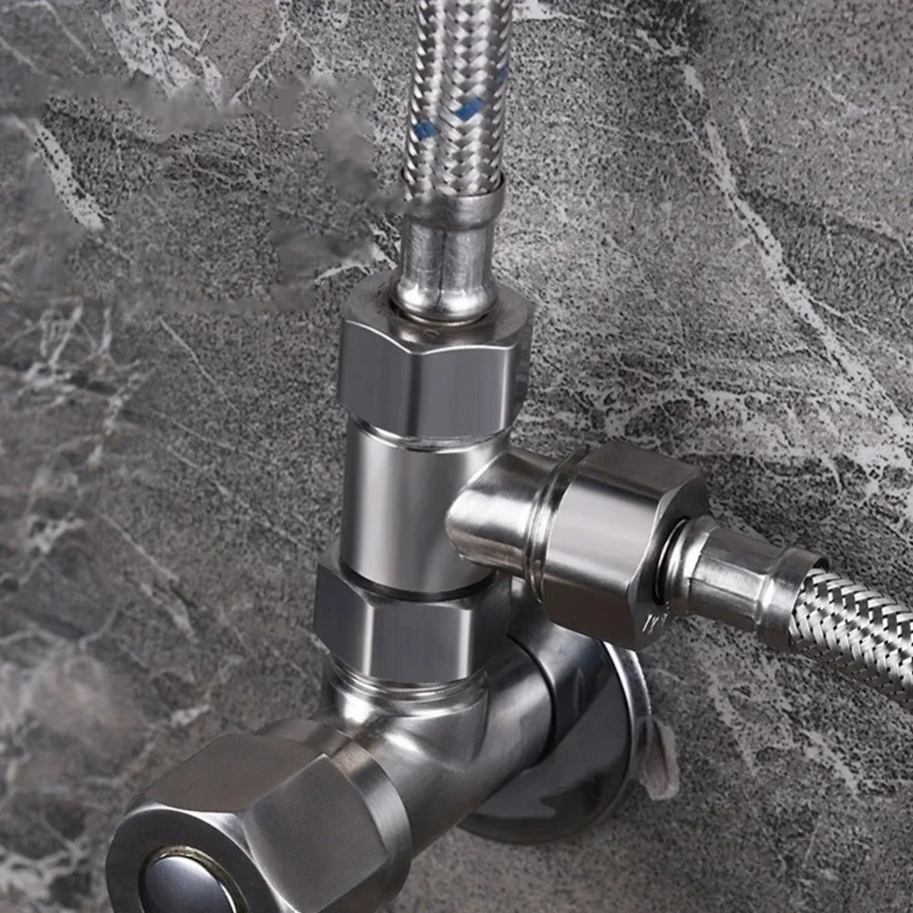 Shower Valve Cartridge - G1/2 RVS T-adapter Omstelklep 3-weg fitting