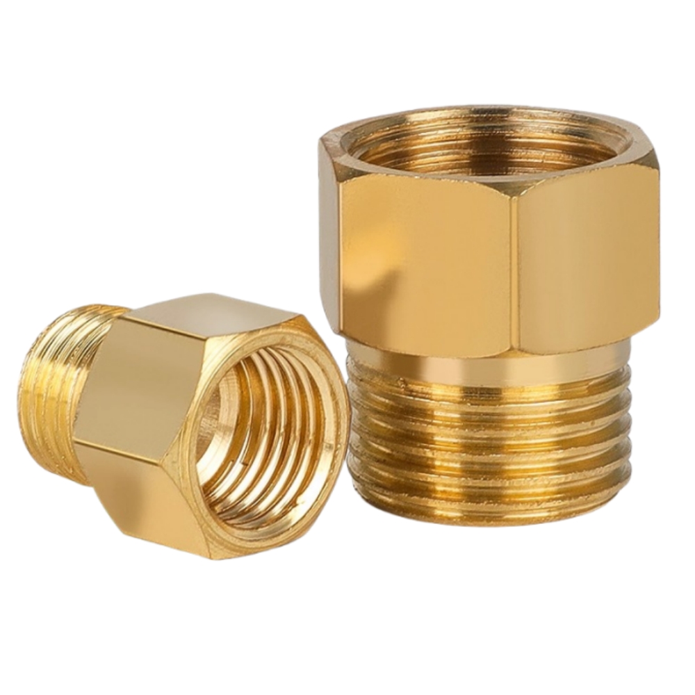 Compression Fitting Brass - Voor manometer conversie gezamenlijke messing buis
