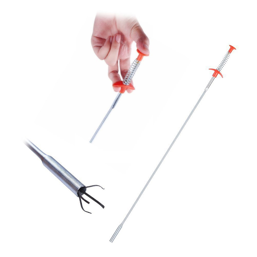 Drain Snake Flexible - 85 cm afvoerontstopper met bodemgreep, flexibele