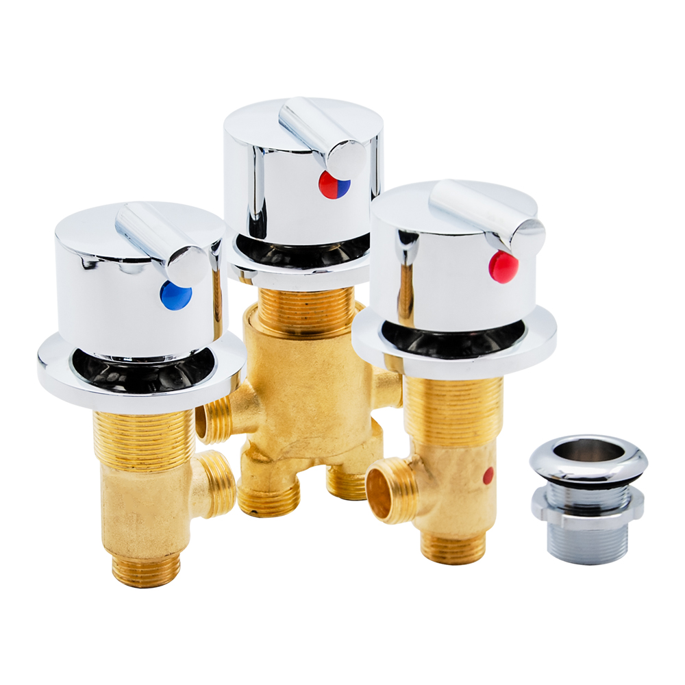 Basin Mixer Cartridge - Brons Verchroomde Keramische Cartridge Koud En