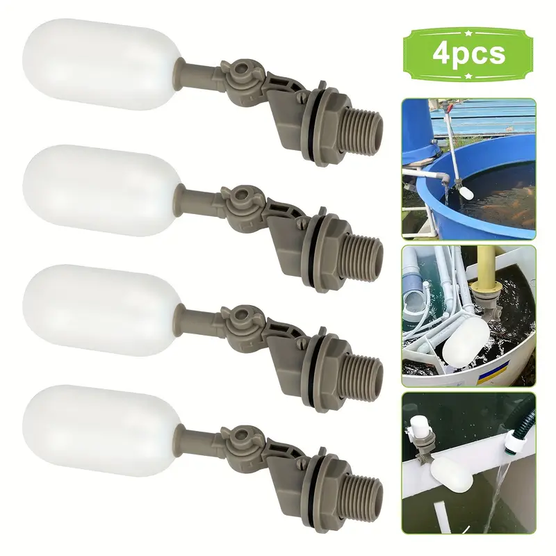 Float Ball Valve - 4 Stuks Boerderij Vee Plastic Water