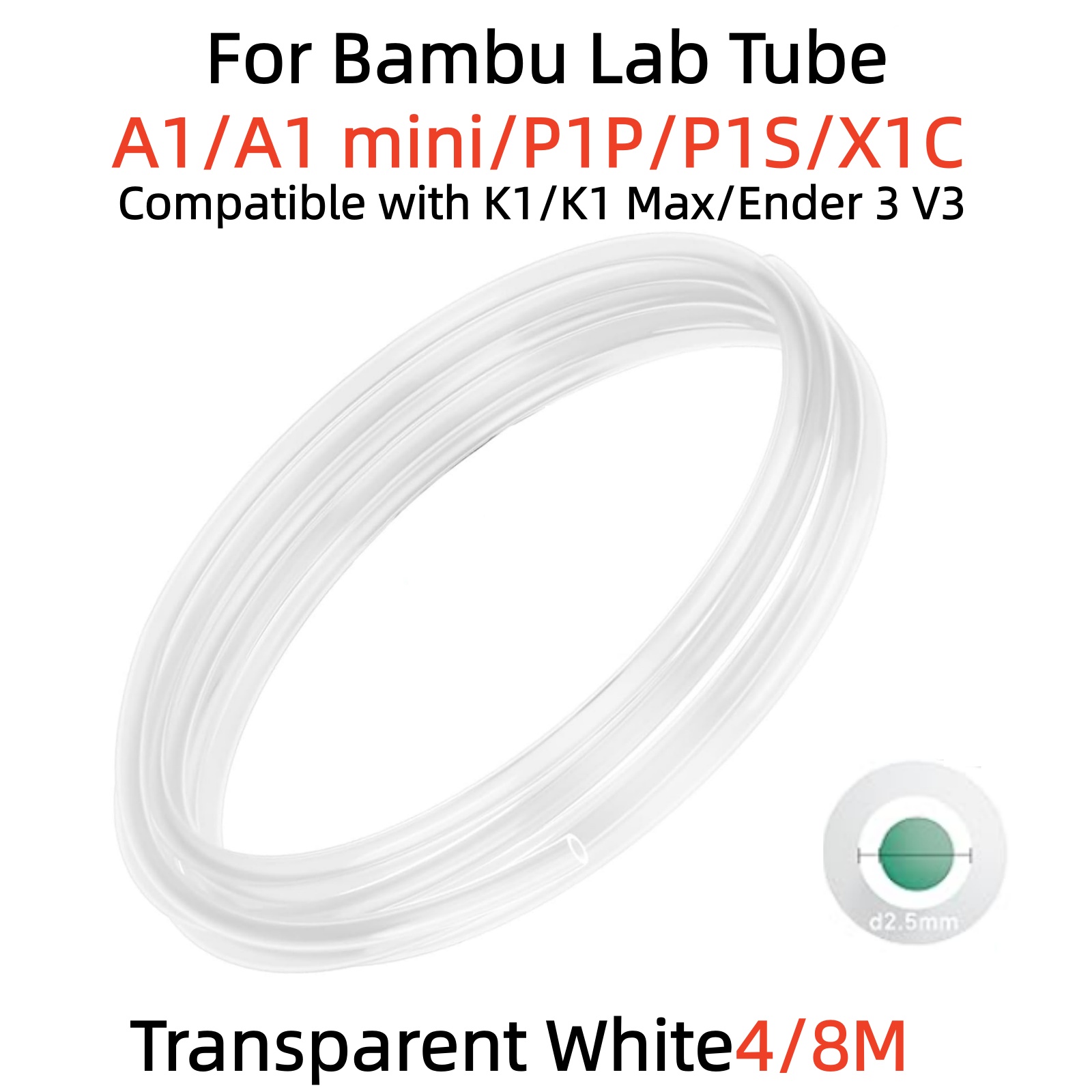 Ptfe Tape Thread - Voor Bambu Lab Ptfe Buis P1P
