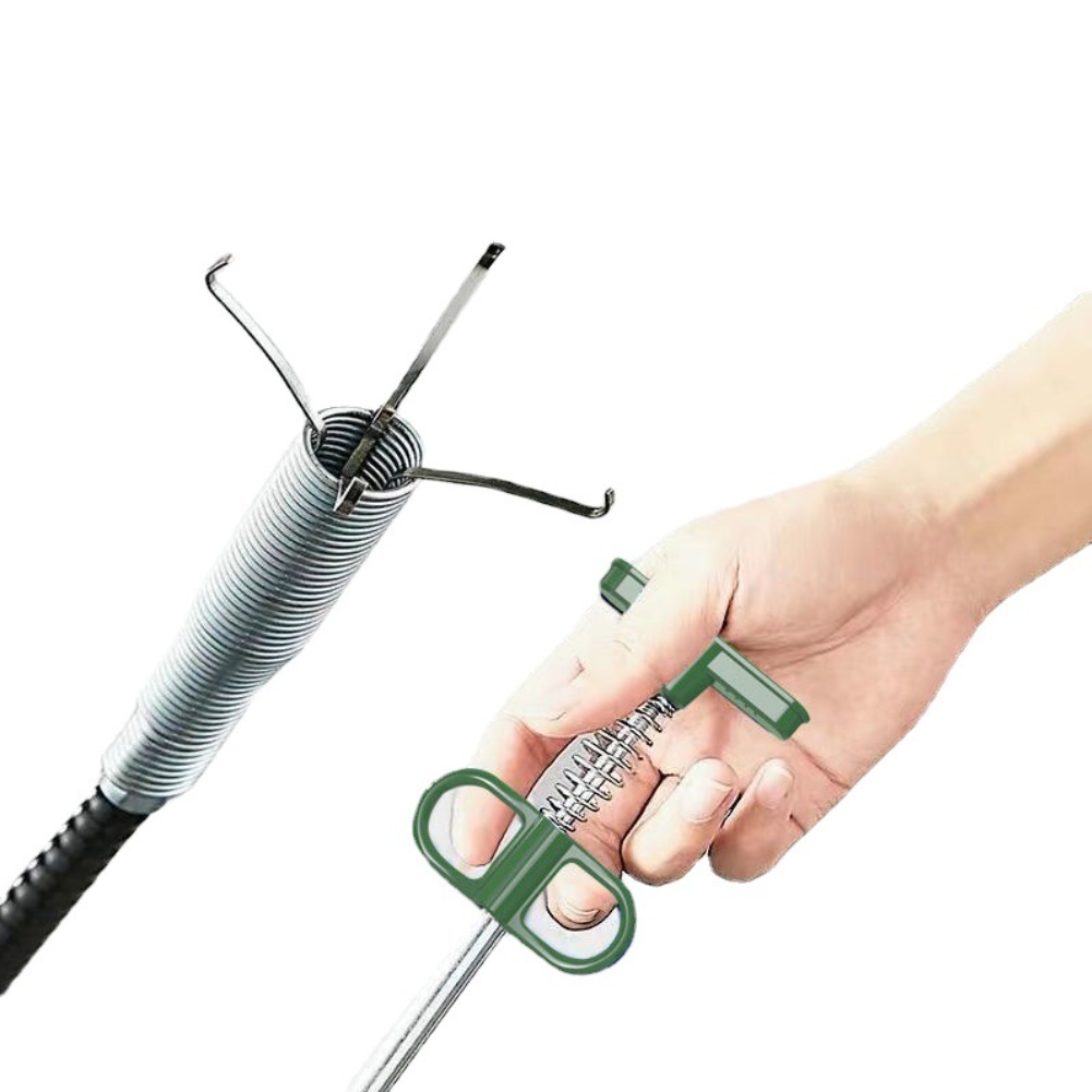 Drain Snake Flexible - Groene afvoerontstopper met klauw voor het