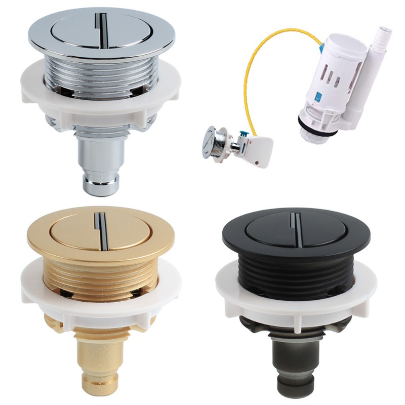 Toilet Fill Valve - Kabelgestuurde dubbele spoelklepset 38 mm knop