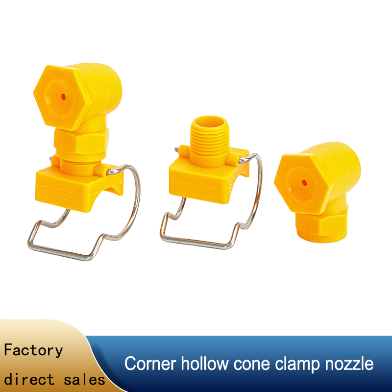 Plastic Pipe Clip - Plastic klikbare hoekige holle kegelvormige spuitmond
