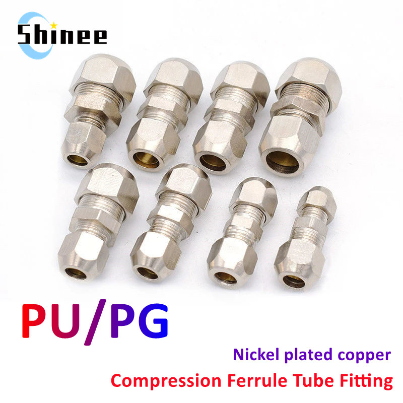 Compression Fitting Brass - Compressiehuls buisfitting 4 6 8 10
