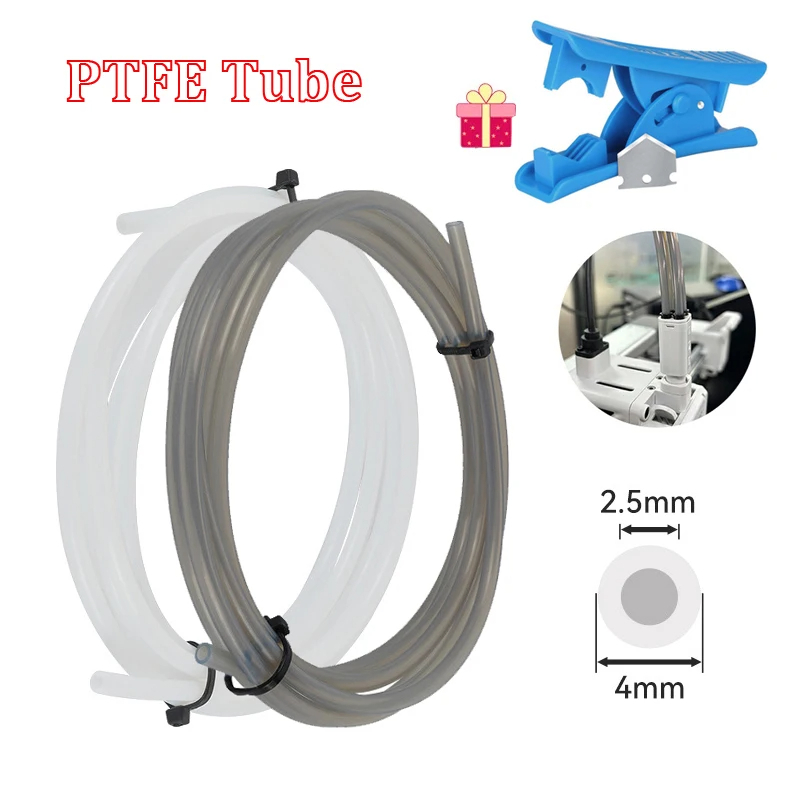Ptfe Tape Thread - Bambu Lab PTFE buis 2,5mm 4mm