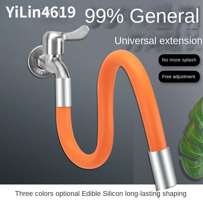 Silicone Tap Washer - Verstelbare 1/2 inch kraanverlenger met anti-spat