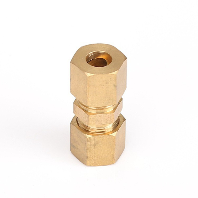 Compression Fitting Brass - 1 stks OD 3/16 