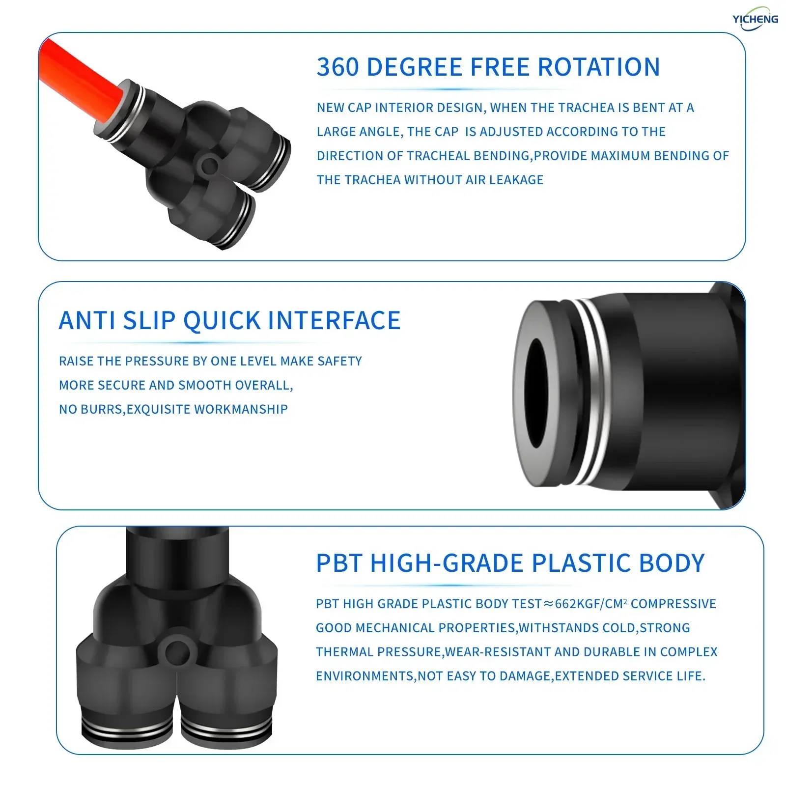 10 MM ID-slangconnector Y-spli - Push Fit Connector recensie en prijs