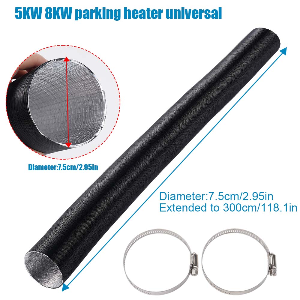 75mm Air Diesel Standkachel Bu - Flexible Hose Braided recensie en prijs