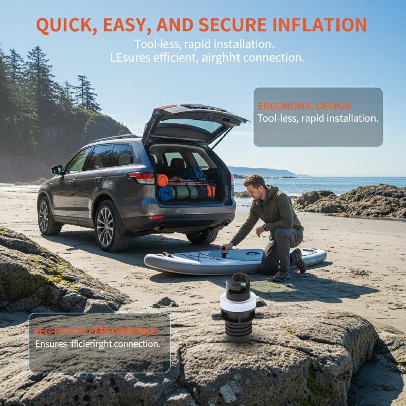 Luchtventieladapter voor SUP-p - Float Ball Valve recensie en prijs