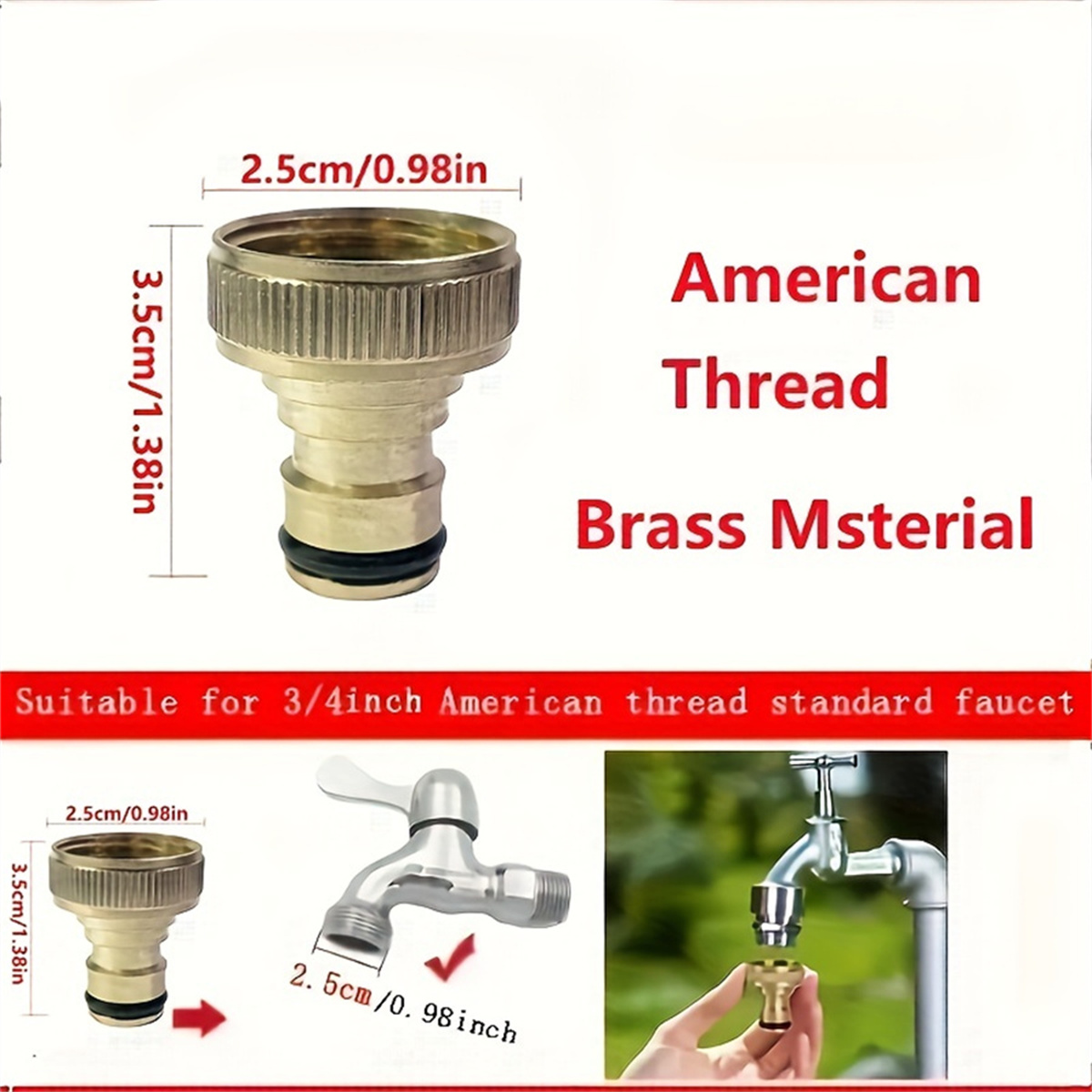 3/4 inch schroefdraadfittingen - Compression Fitting Brass recensie en prijs