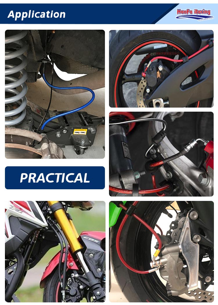 AN3 Motorfiets PTFE Remleiding - Flexible Hose Braided recensie en prijs