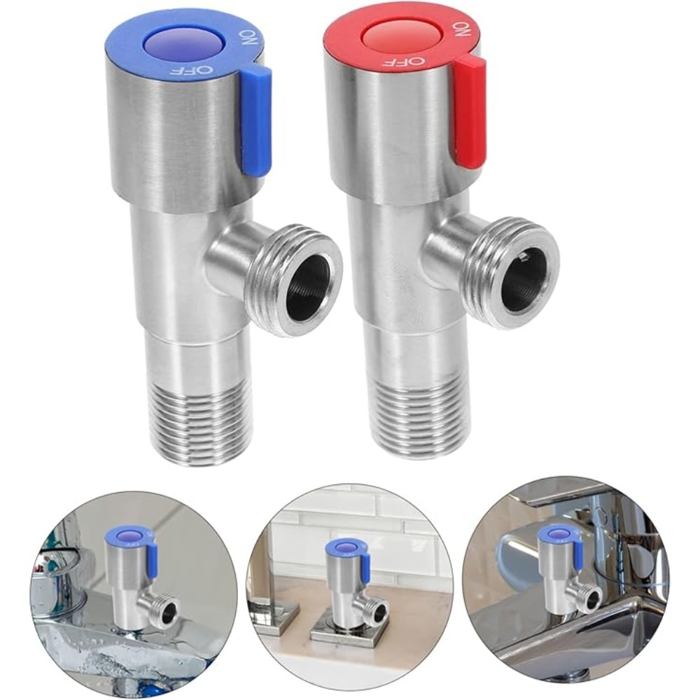 Roestvrij staal warm koud inla - Toilet Fill Valve recensie en prijs