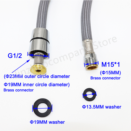 50 cm/60 cm/85 cm/150 cm/180 c - Flexible Hose Braided recensie en prijs