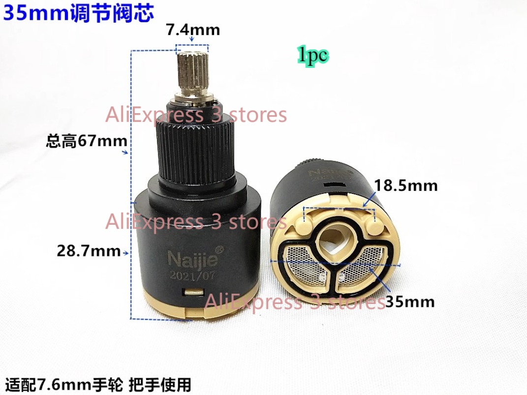 1pcs 28mm/35mm/40mm Water Meng - Shower Valve Cartridge recensie en prijs