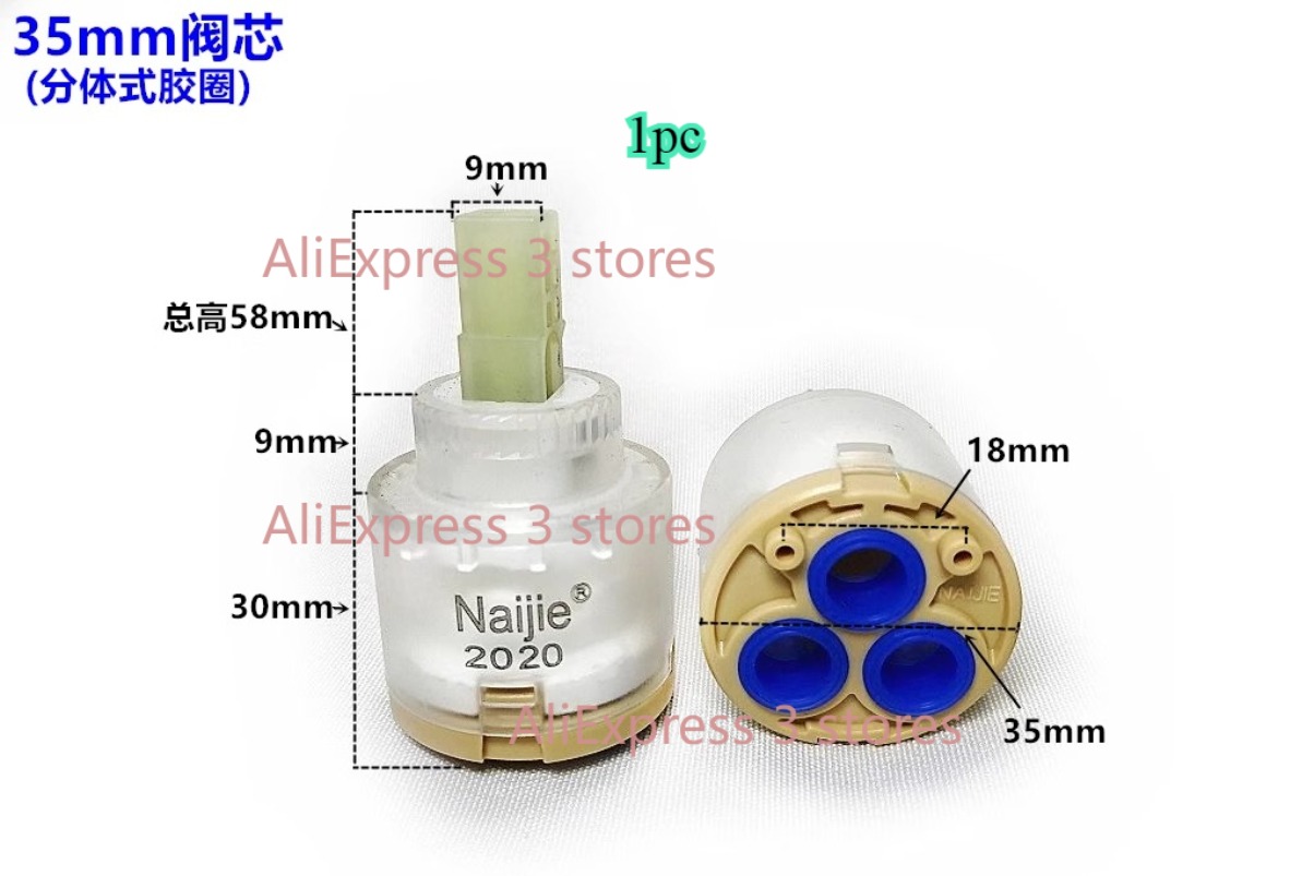 1pcs 28mm/35mm/40mm Water Meng - Shower Valve Cartridge recensie en prijs