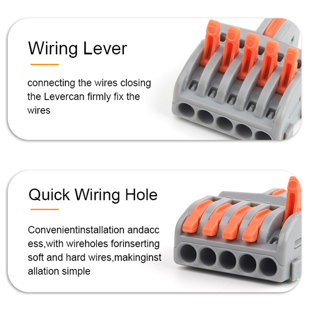 10/100PCS Elektrische Kabel Co - Push Fit Connector recensie en prijs