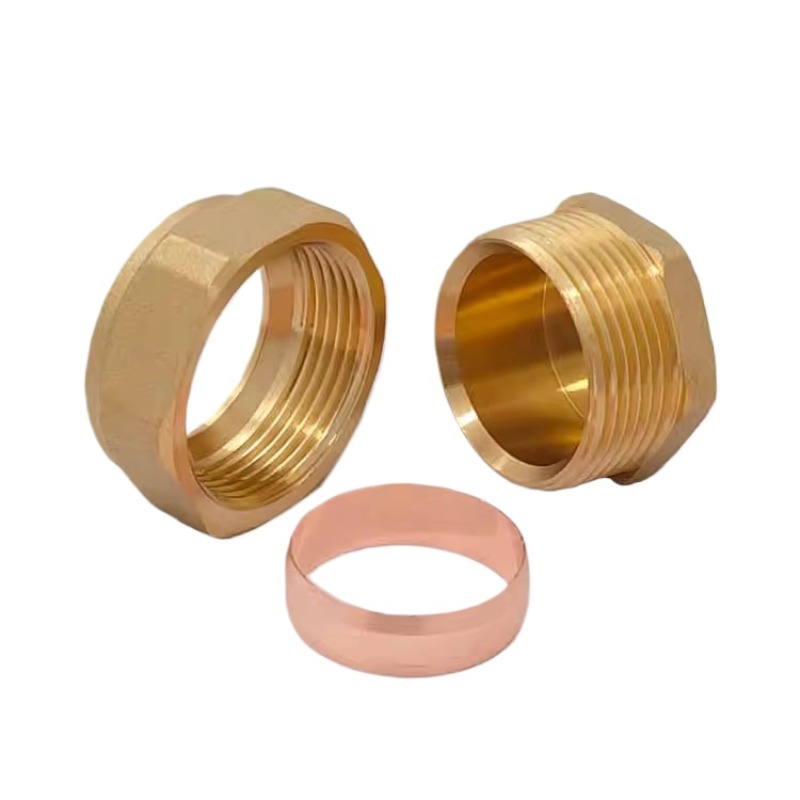 Messing Kaart mouw plug 15 16  - Compression Fitting Brass recensie en prijs