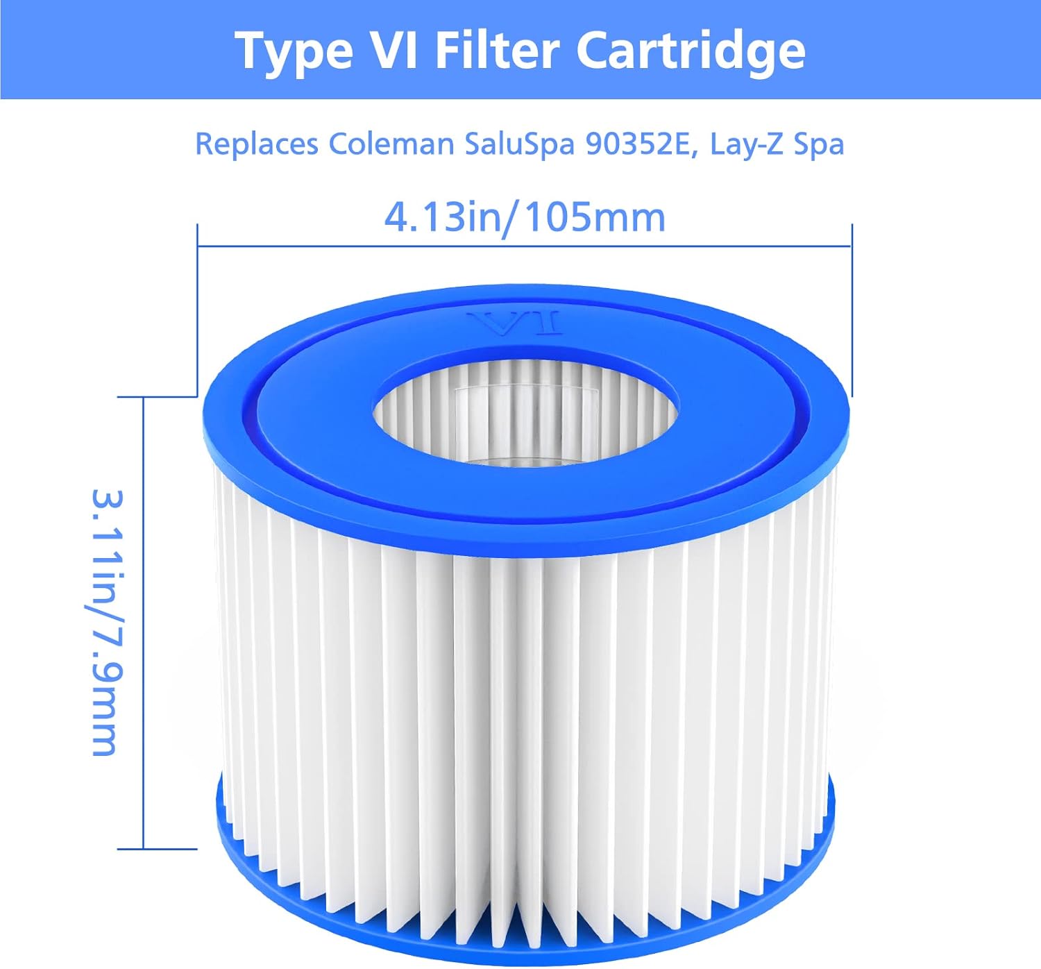 Hot Tub-filterpatroon maat VI  - Basin Mixer Cartridge recensie en prijs