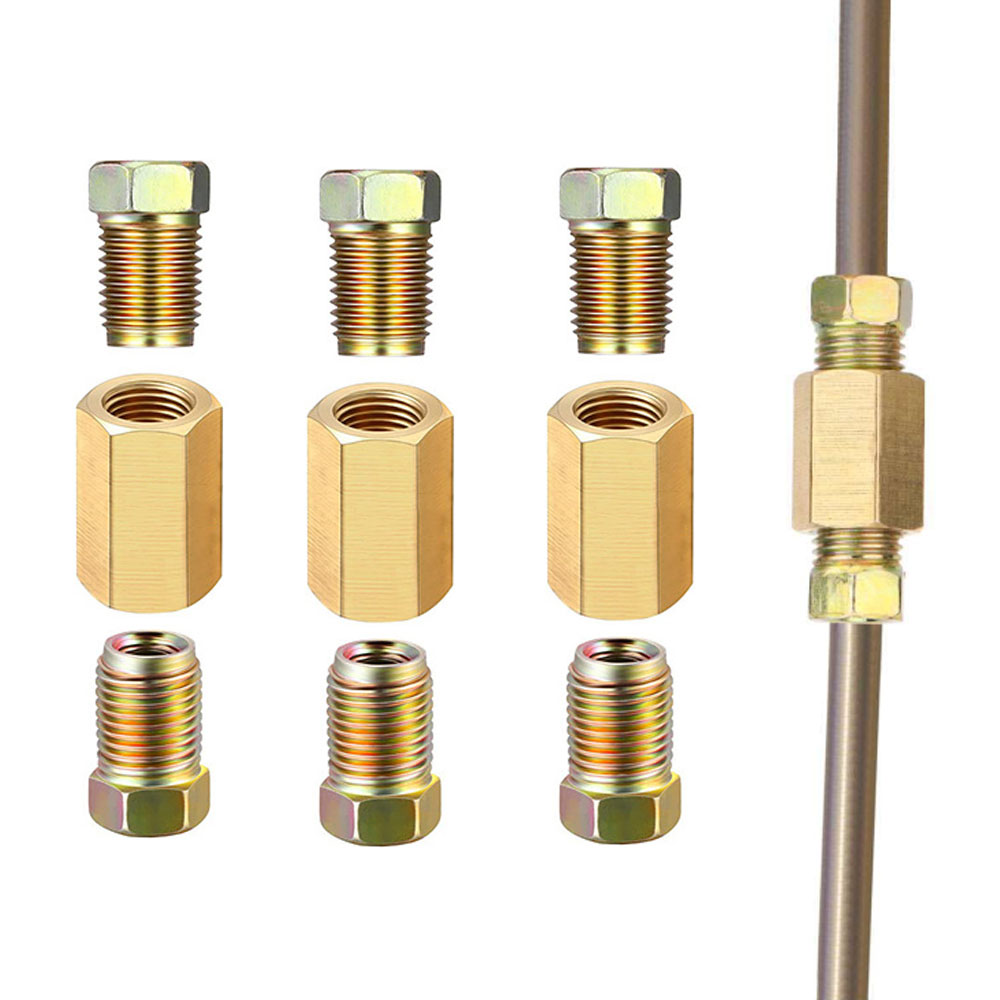 12 Stuks 3/16 (3/8-24 Geïnvert - Compression Fitting Brass recensie en prijs