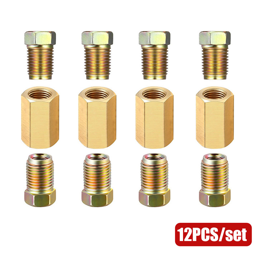 12 Stuks 3/16 (3/8-24 Geïnvert - Compression Fitting Brass recensie en prijs