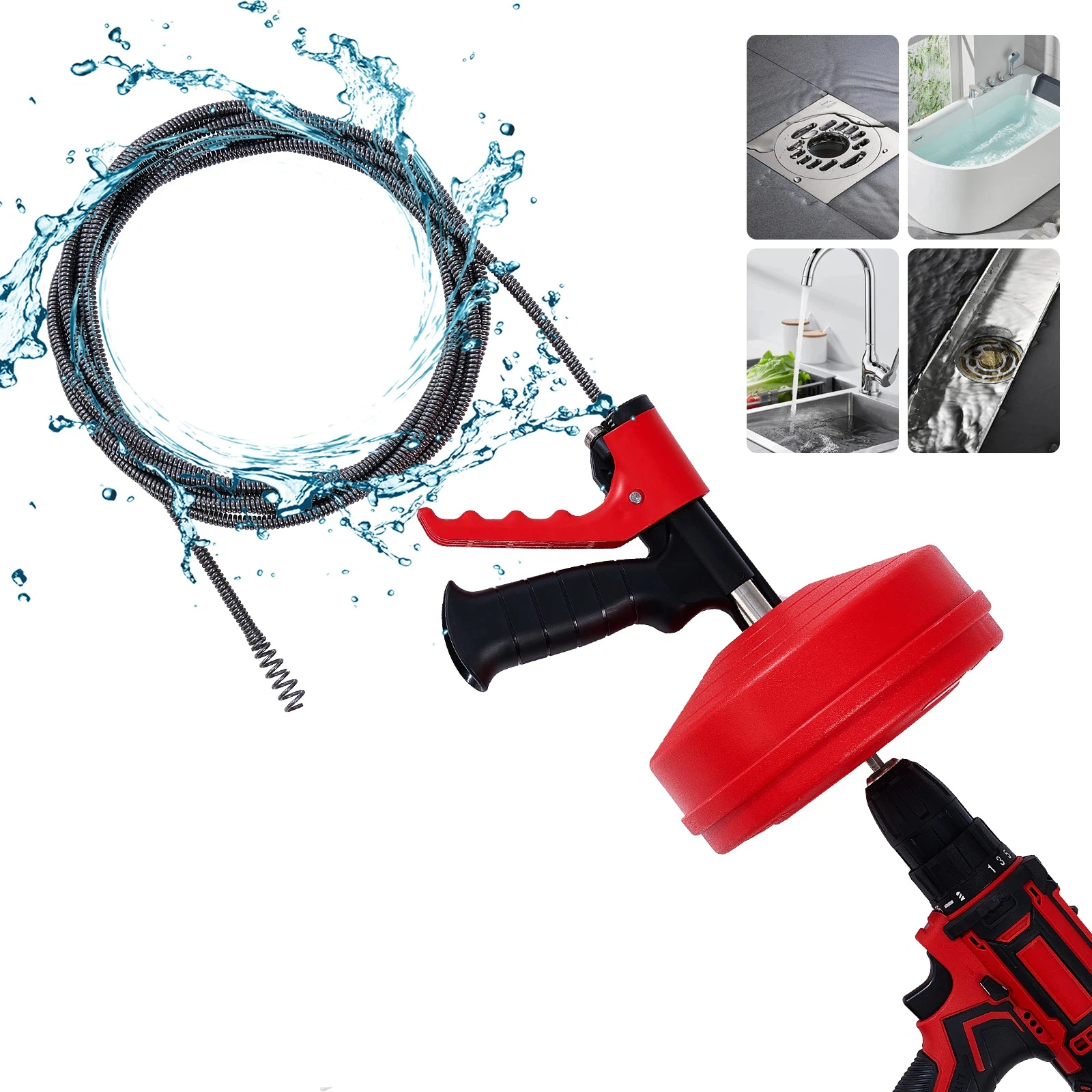 Professionele afvoerontstopper - Drain Snake Flexible recensie en prijs