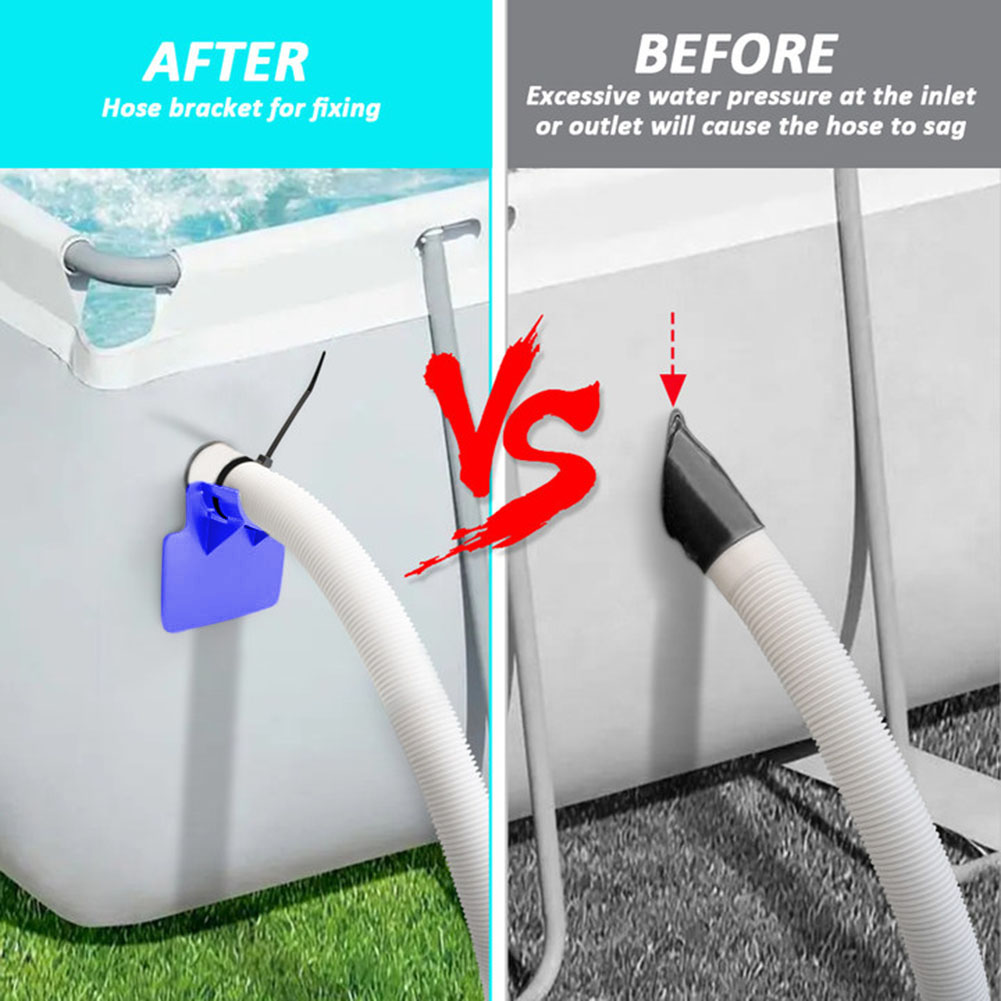 2 Stuks Zwembad Pijp Bevestigi - Plastic Pipe Clip recensie en prijs