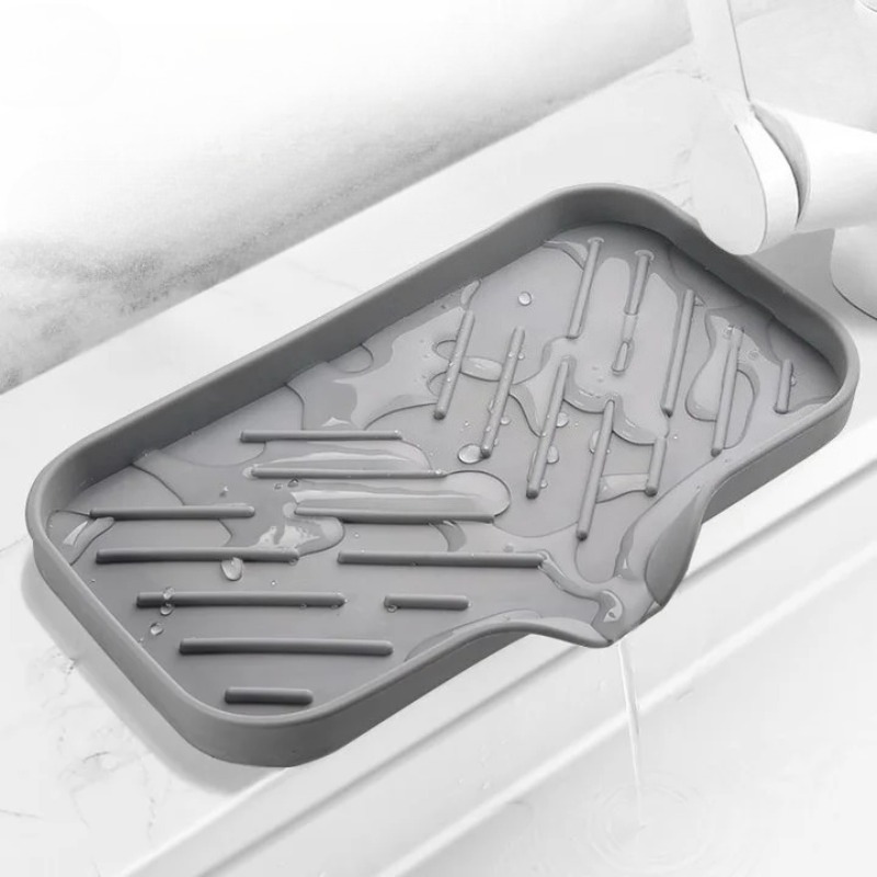 Zelfdrainerende zeephouder van - Silicone Tap Washer recensie en prijs