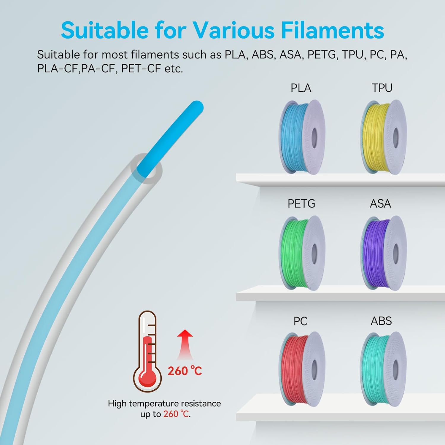 Voor Bambu Lab Ptfe Buis P1P A - Ptfe Tape Thread recensie en prijs