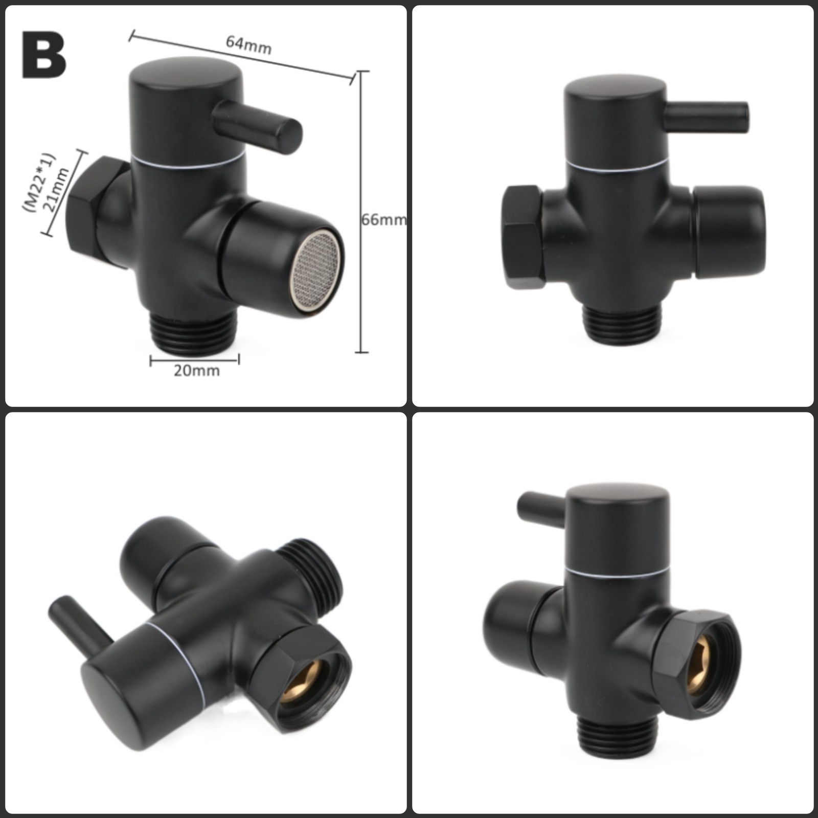 Zwart Messing Douchearm Adapte - Shower Valve Cartridge recensie en prijs