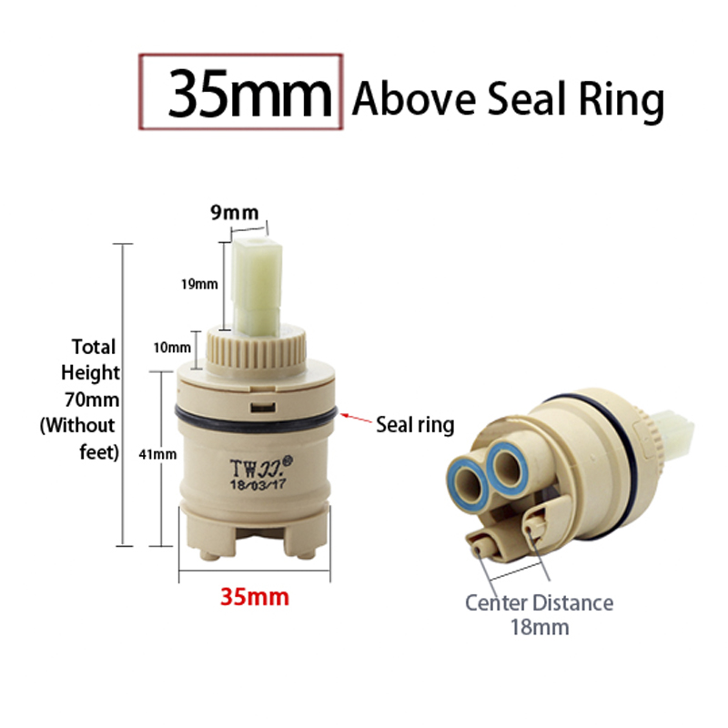 Tap Mengen Hoge Spool Valve 35 - Shower Valve Cartridge recensie en prijs
