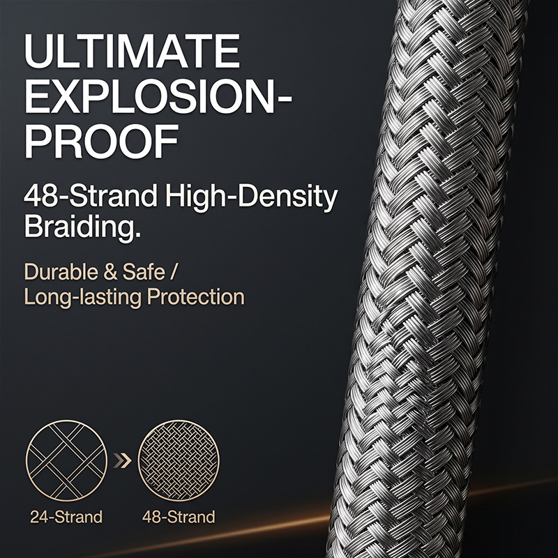 20 mm roestvrijstalen gevlocht - Flexible Hose Braided recensie en prijs