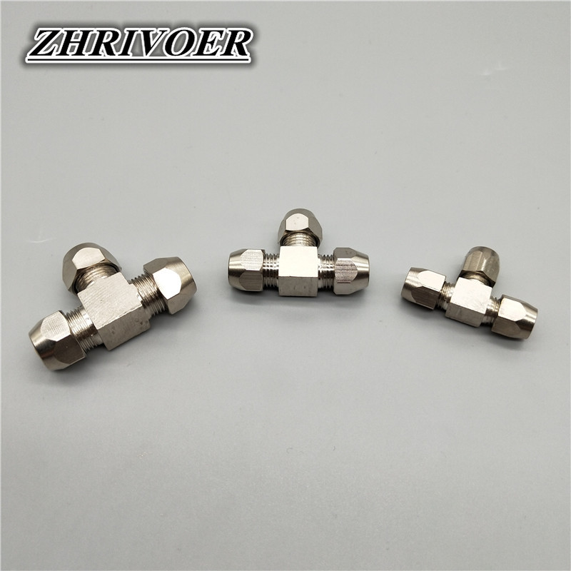 1Pcs Fittingen Messing T Type  - Compression Fitting Brass recensie en prijs