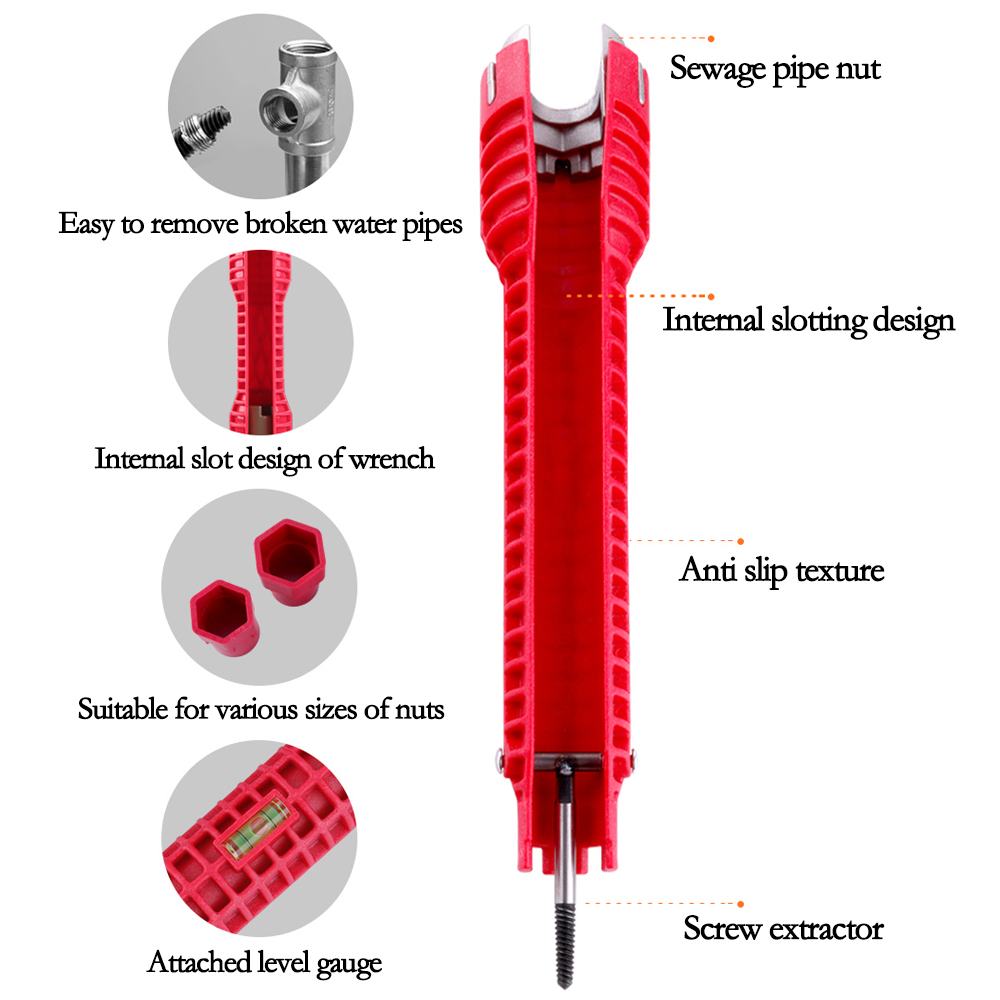 Driekoppige rode gootsteensleu - Pipe Freeze Spray recensie en prijs